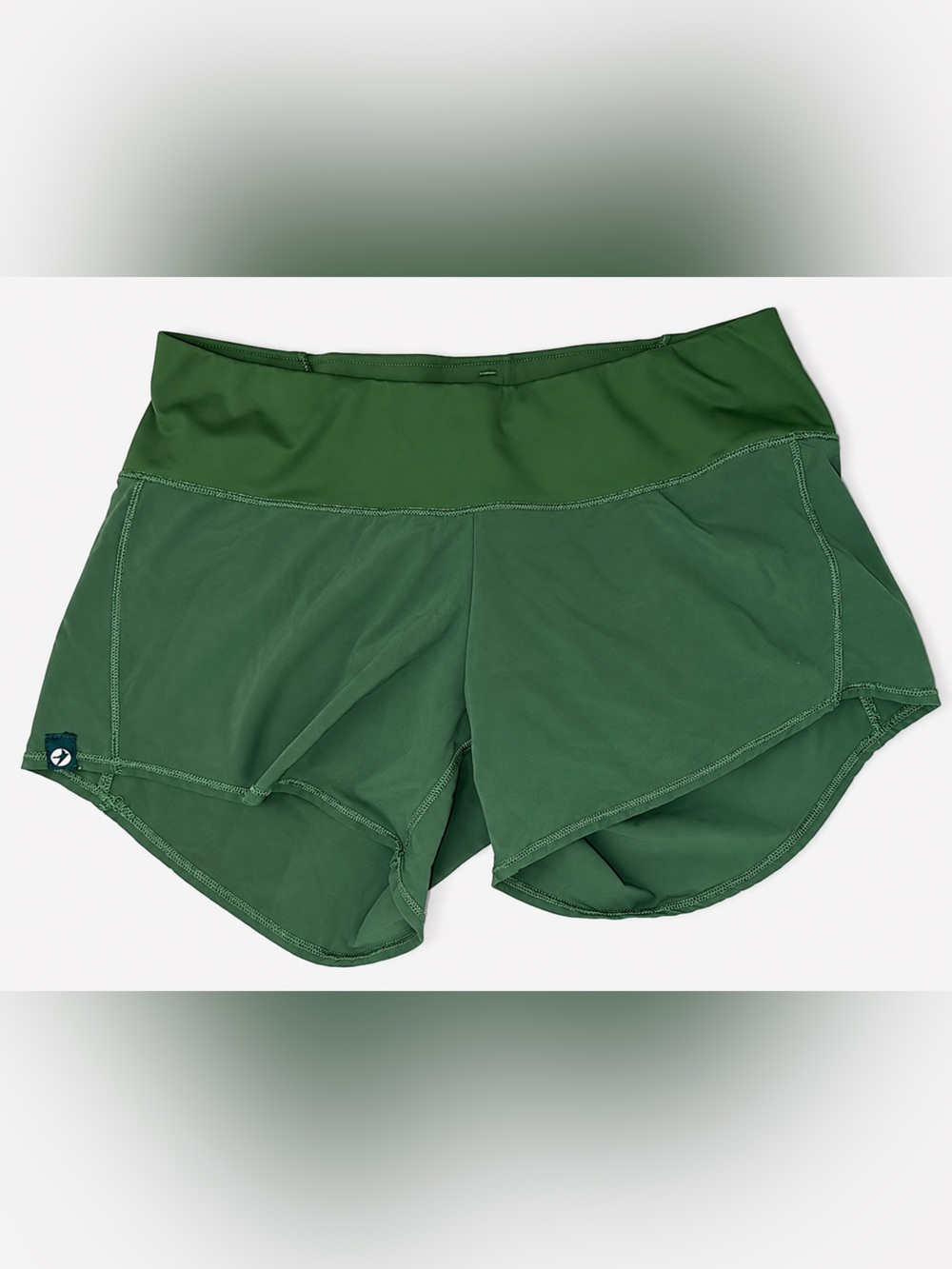 Oiselle Women’s Running Shorts Size 6 Green Performance Activewear
